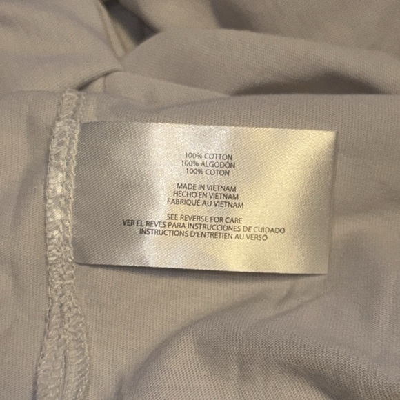 GAP Men’s Short Sleeve 3 Button Henley Tee Gray Size Large - Picture 9 of 13